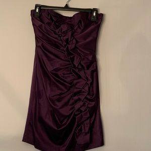 Jessica McClintock cocktail dress, plum, size 5